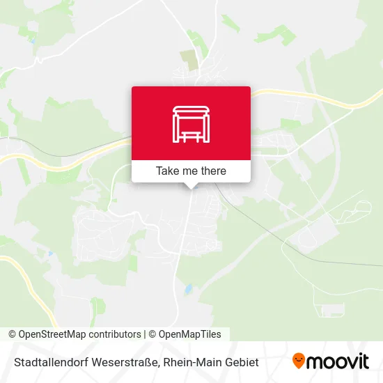 Карта Stadtallendorf Weserstraße