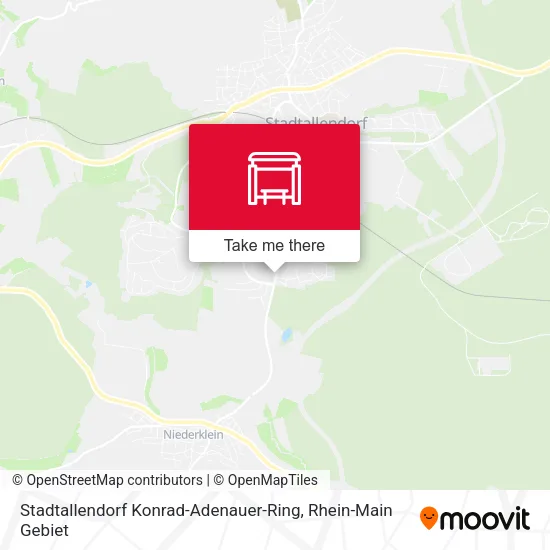 Карта Stadtallendorf Konrad-Adenauer-Ring