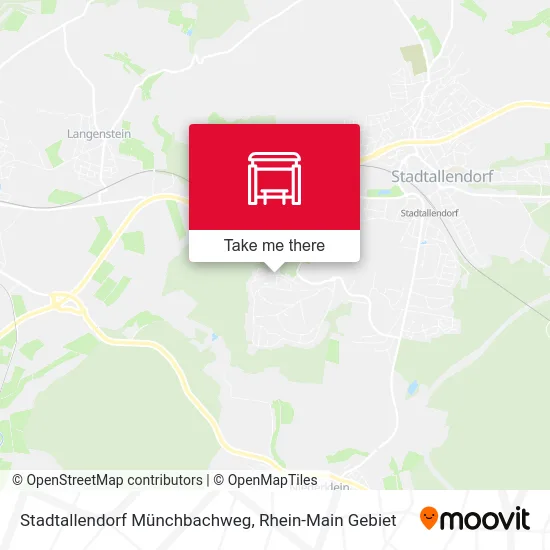 Карта Stadtallendorf Münchbachweg