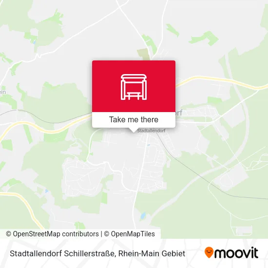 Карта Stadtallendorf Schillerstraße