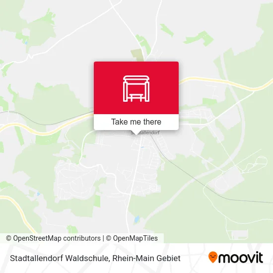 Карта Stadtallendorf Waldschule