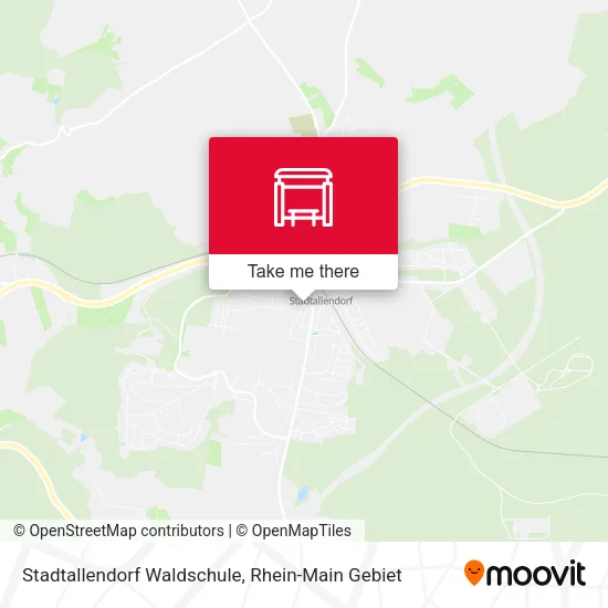 Карта Stadtallendorf Waldschule