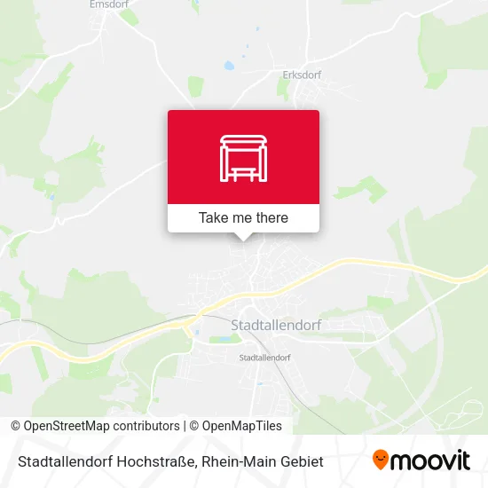Карта Stadtallendorf Hochstraße