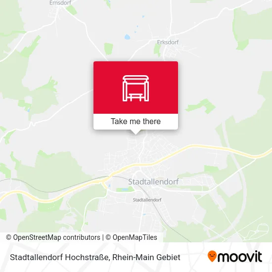 Карта Stadtallendorf Hochstraße