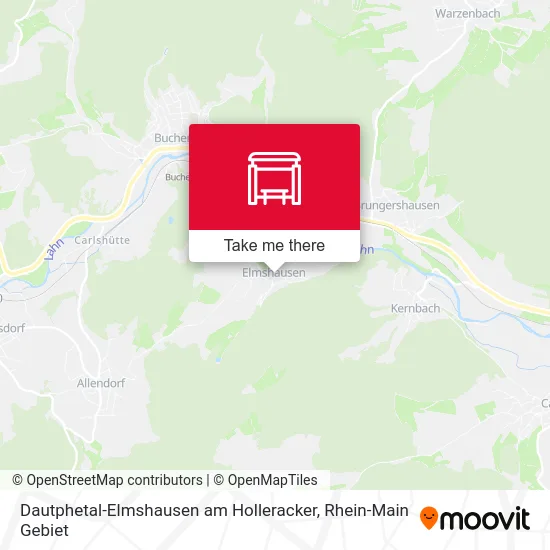 Карта Dautphetal-Elmshausen am Holleracker