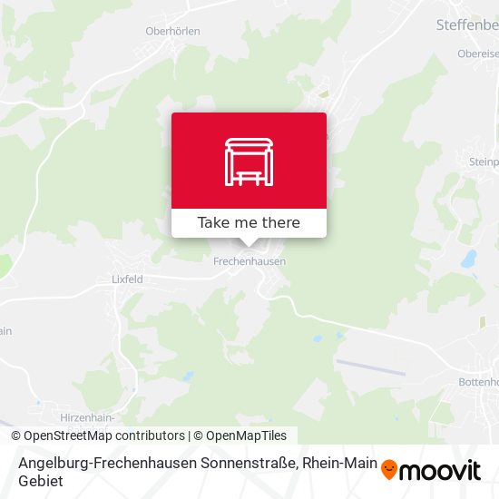 Angelburg-Frechenhausen Sonnenstraße map