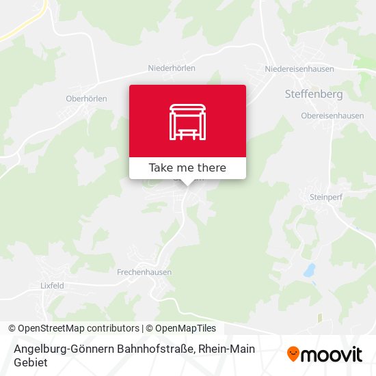 Angelburg-Gönnern Bahnhofstraße map