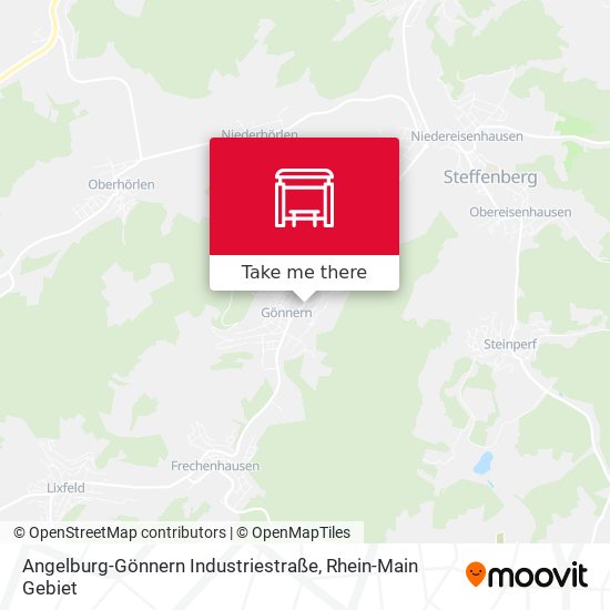 Angelburg-Gönnern Industriestraße map