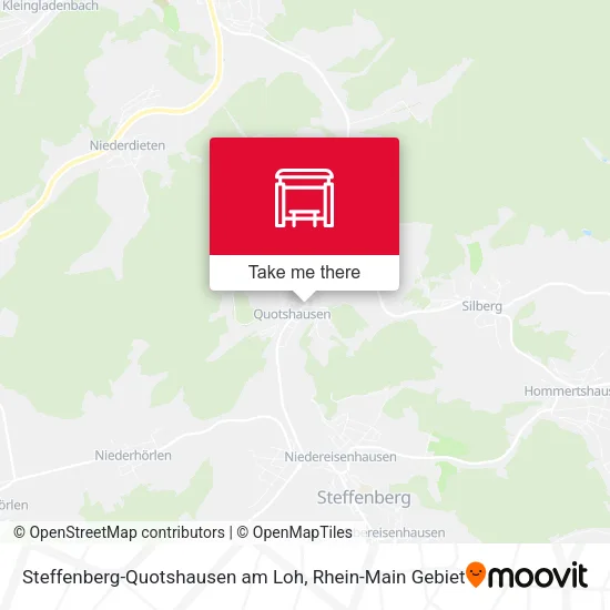 Карта Steffenberg-Quotshausen am Loh