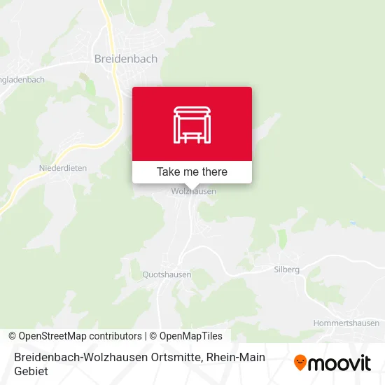 Карта Breidenbach-Wolzhausen Ortsmitte