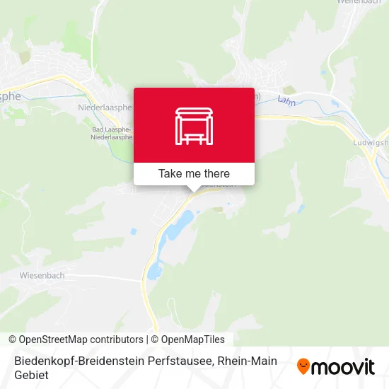 Карта Biedenkopf-Breidenstein Perfstausee