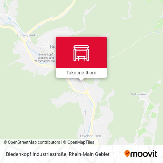 Biedenkopf Industriestraße map