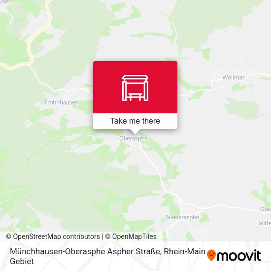 Münchhausen-Oberasphe Aspher Straße map