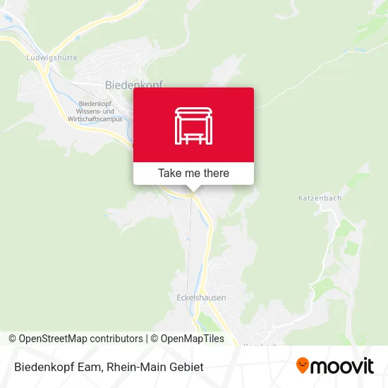 Карта Biedenkopf Eam