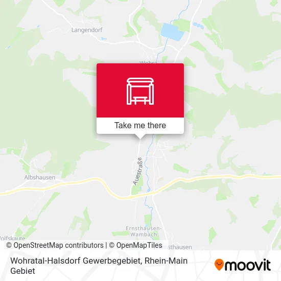 Карта Wohratal-Halsdorf Gewerbegebiet