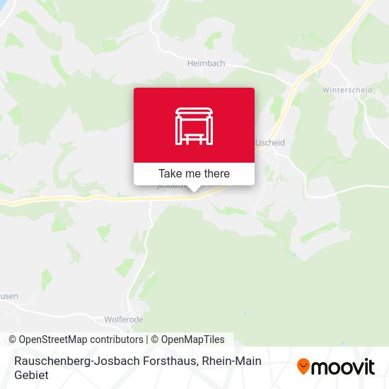 Rauschenberg-Josbach Forsthaus map
