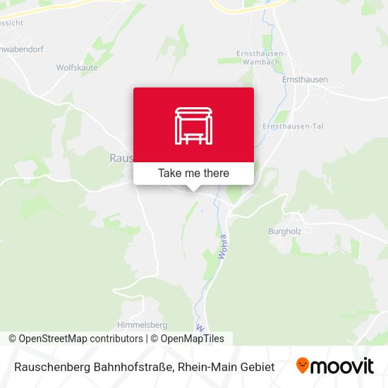 Rauschenberg Bahnhofstraße map