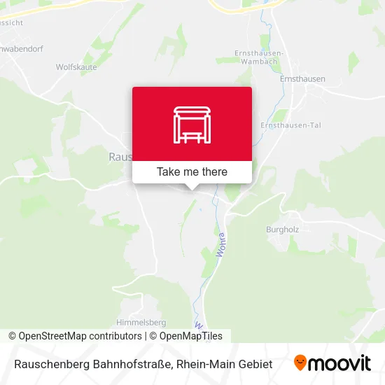 Карта Rauschenberg Bahnhofstraße