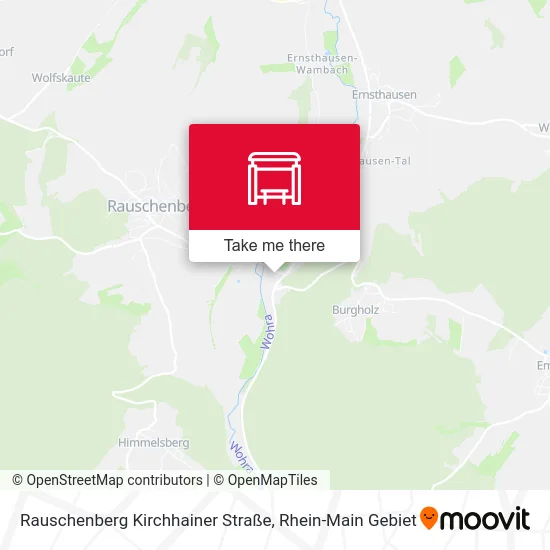 Rauschenberg Kirchhainer Straße map