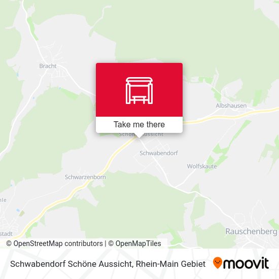 Schwabendorf Schöne Aussicht map