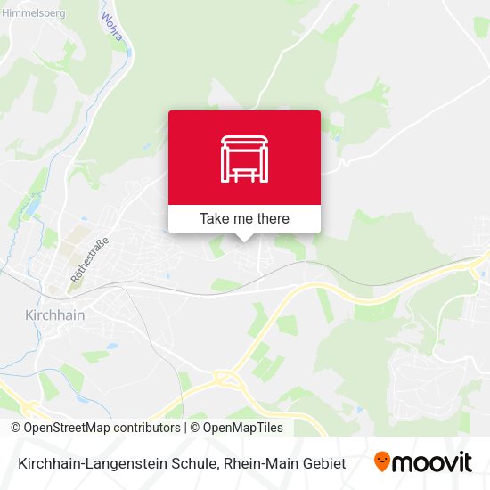 Карта Kirchhain-Langenstein Schule