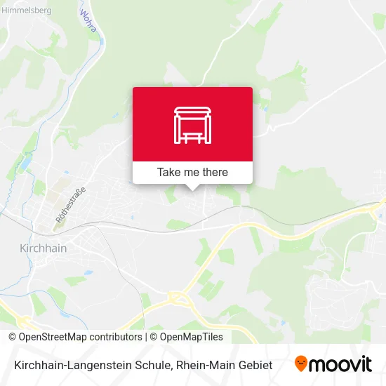 Карта Kirchhain-Langenstein Schule
