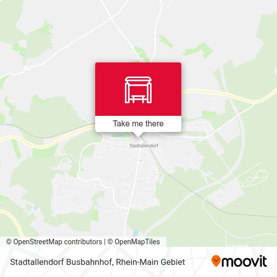 Stadtallendorf Busbahnhof map