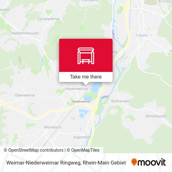 Карта Weimar-Niederweimar Ringweg
