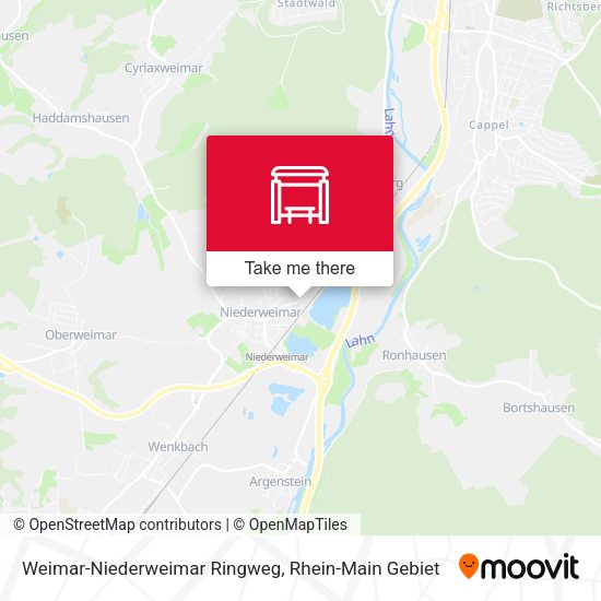 Карта Weimar-Niederweimar Ringweg