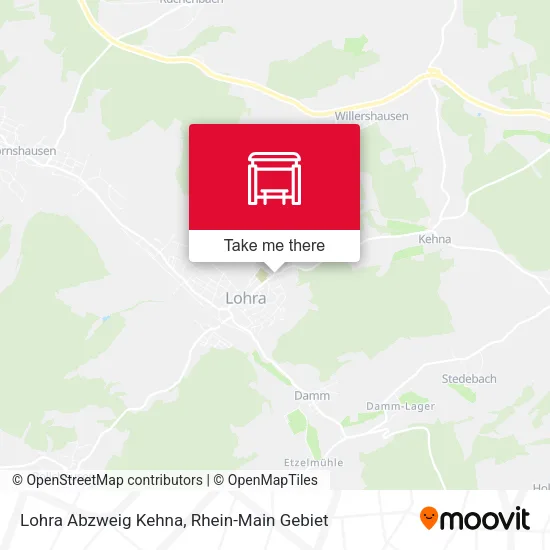 Карта Lohra Abzweig Kehna