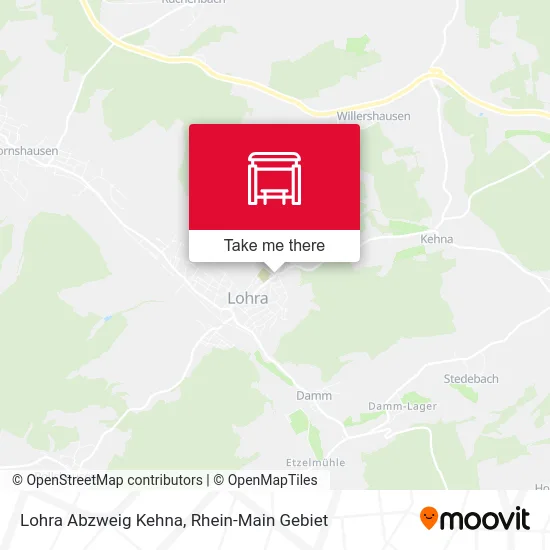 Карта Lohra Abzweig Kehna