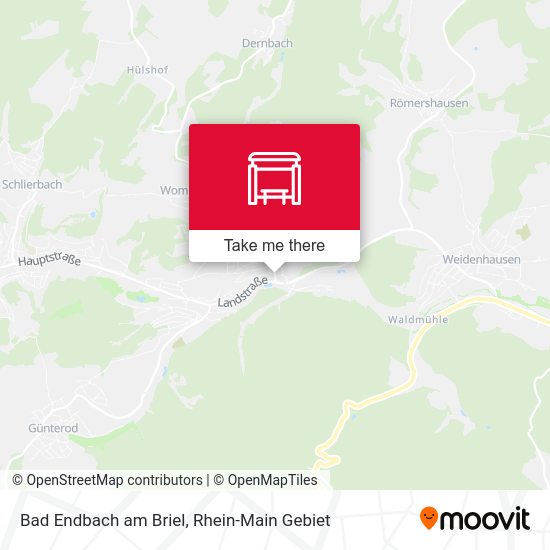Карта Bad Endbach am Briel