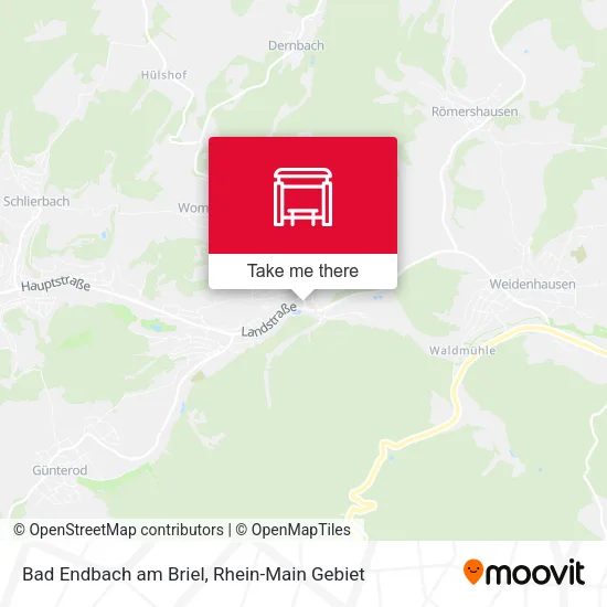 Карта Bad Endbach am Briel