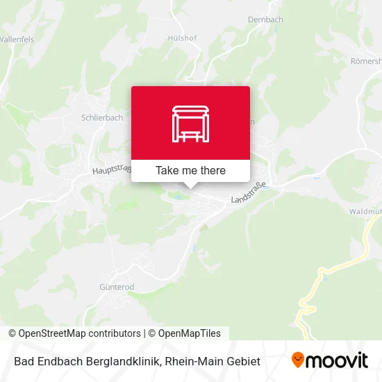 Карта Bad Endbach Berglandklinik