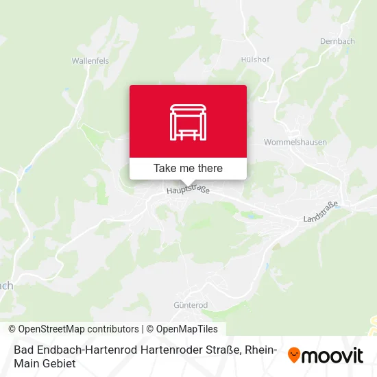 Карта Bad Endbach-Hartenrod Hartenroder Straße