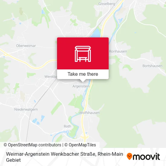 Карта Weimar-Argenstein Wenkbacher Straße