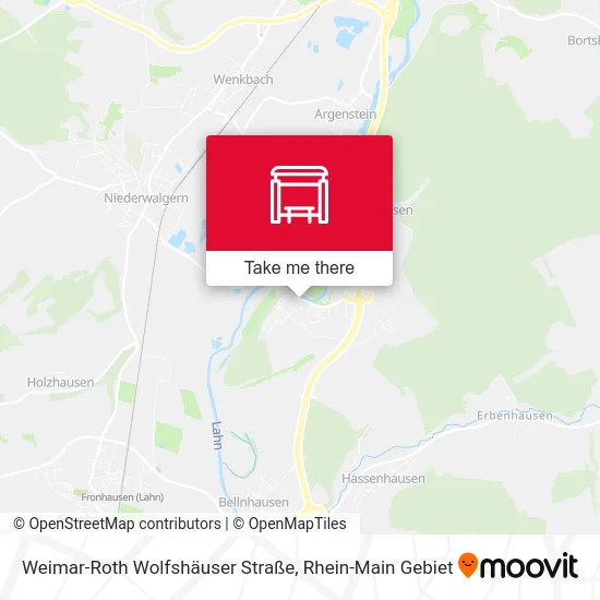 Карта Weimar-Roth Wolfshäuser Straße