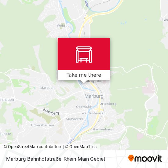 Marburg Bahnhofstraße map