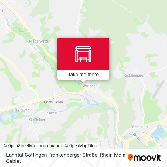Lahntal-Göttingen Frankenberger Straße map