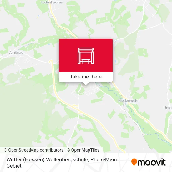 Карта Wetter (Hessen) Wollenbergschule
