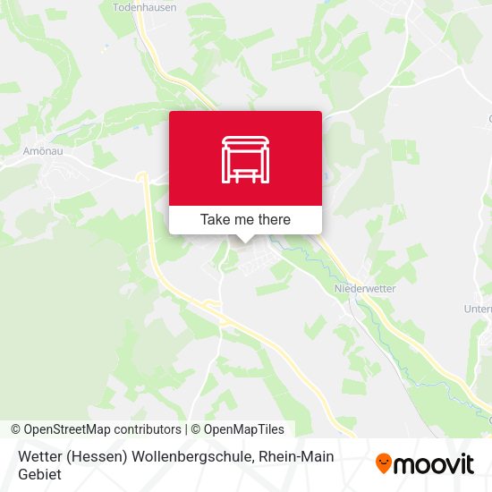 Wetter (Hessen) Wollenbergschule map