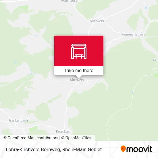 Карта Lohra-Kirchvers Bornweg