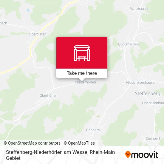 Карта Steffenberg-Niederhörlen am Wesse