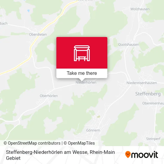 Карта Steffenberg-Niederhörlen am Wesse