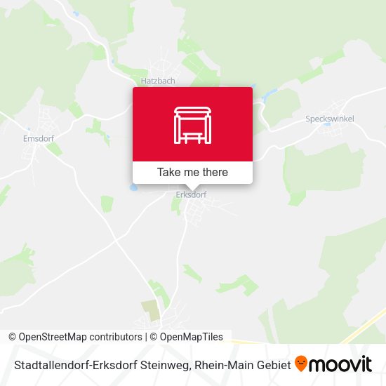 Stadtallendorf-Erksdorf Steinweg map