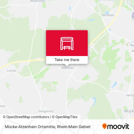 Mücke-Atzenhain Ortsmitte map