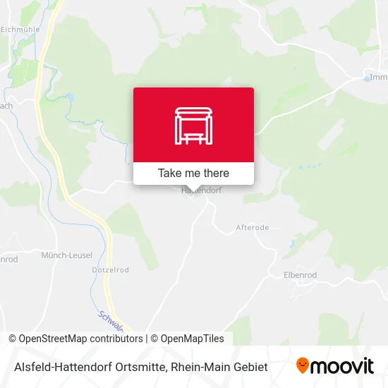 Карта Alsfeld-Hattendorf Ortsmitte