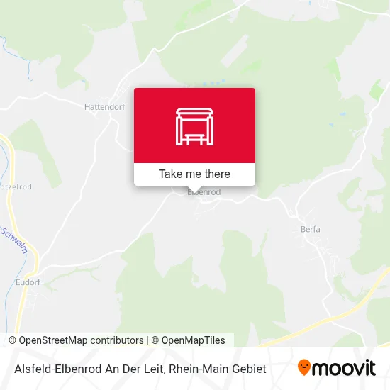 Alsfeld-Elbenrod An Der Leit map