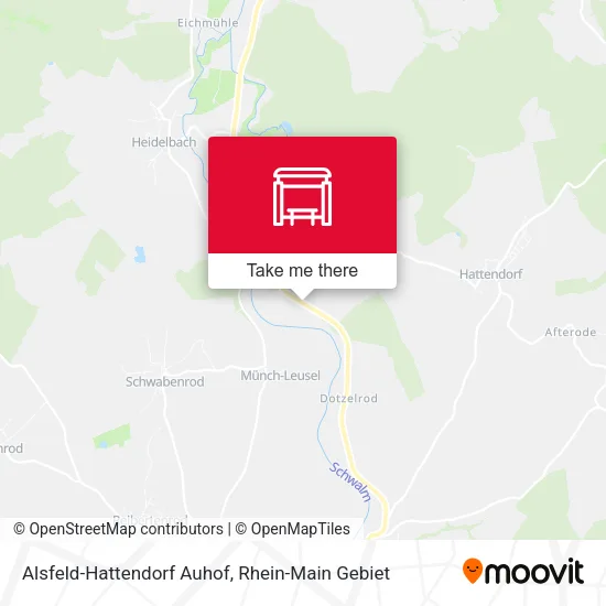 Карта Alsfeld-Hattendorf Auhof