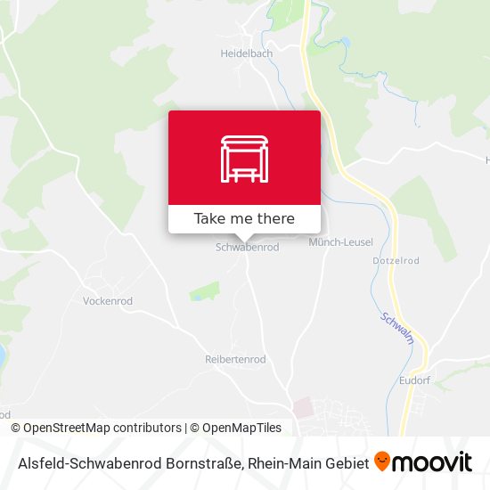 Alsfeld-Schwabenrod Bornstraße map